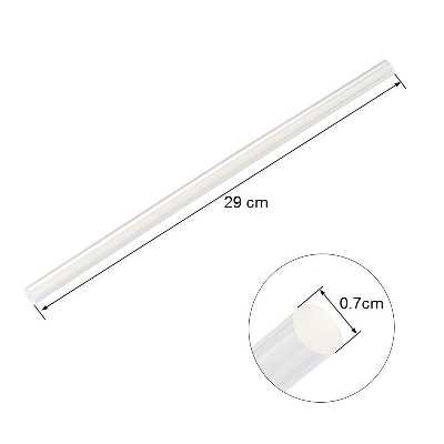 چسب حرارتی هوگر مدل 7m قطر 7 میلی‌متر بسته 10 عددی