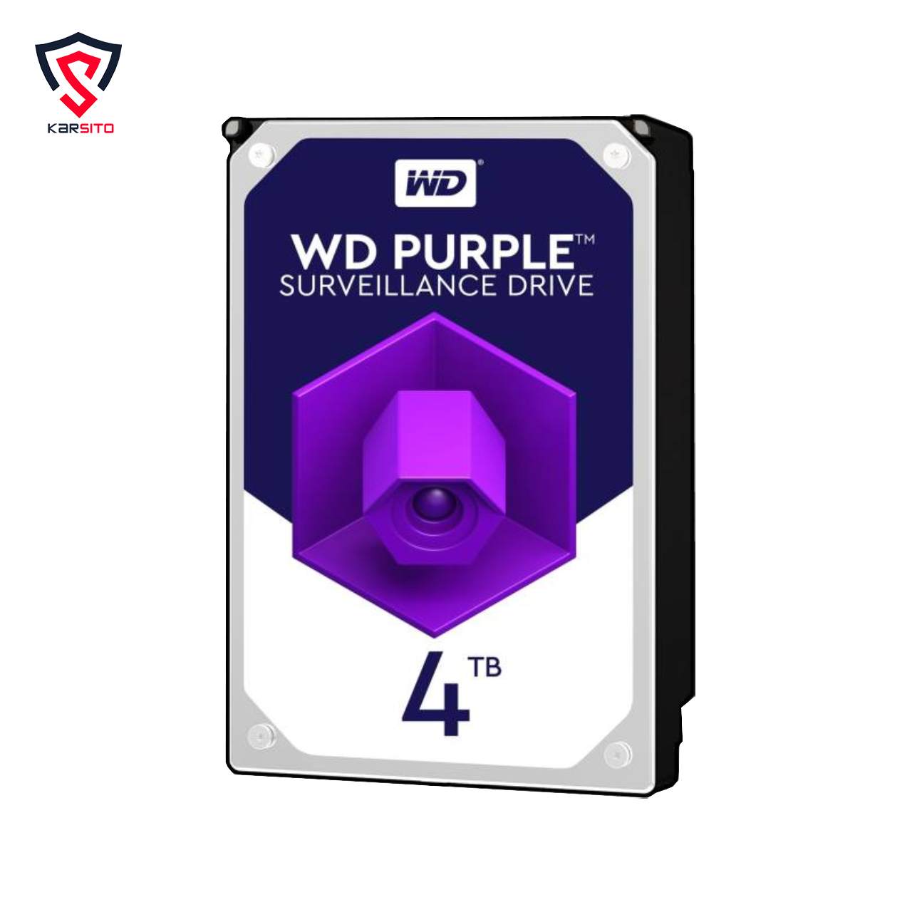 مشخصات، قیمت و خرید هارد دیسک اینترنال وسترن دیجیتال سری بنفش مدل Purple ظرفیت 4 ترابایت اصلی