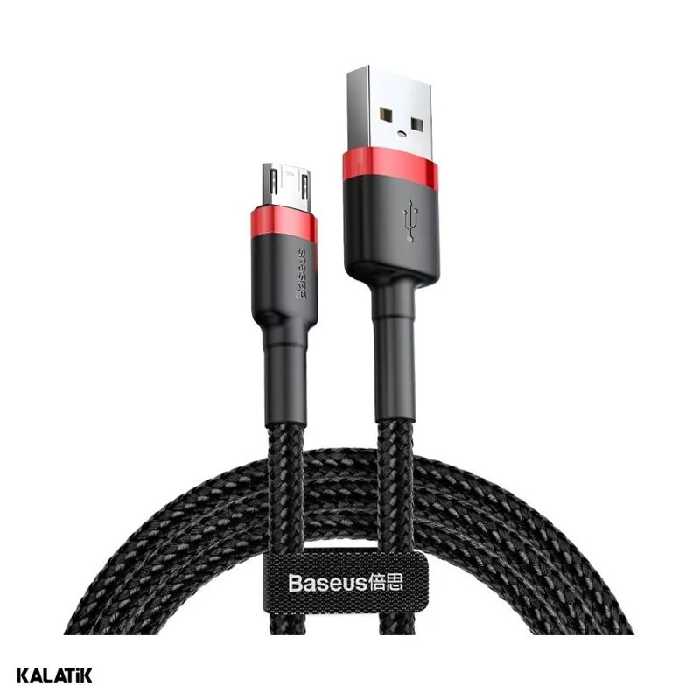 کابل تبدیل USB Type-A به Micro USB باسئوس مدل CAMKLF-H91 به طول 3 متر