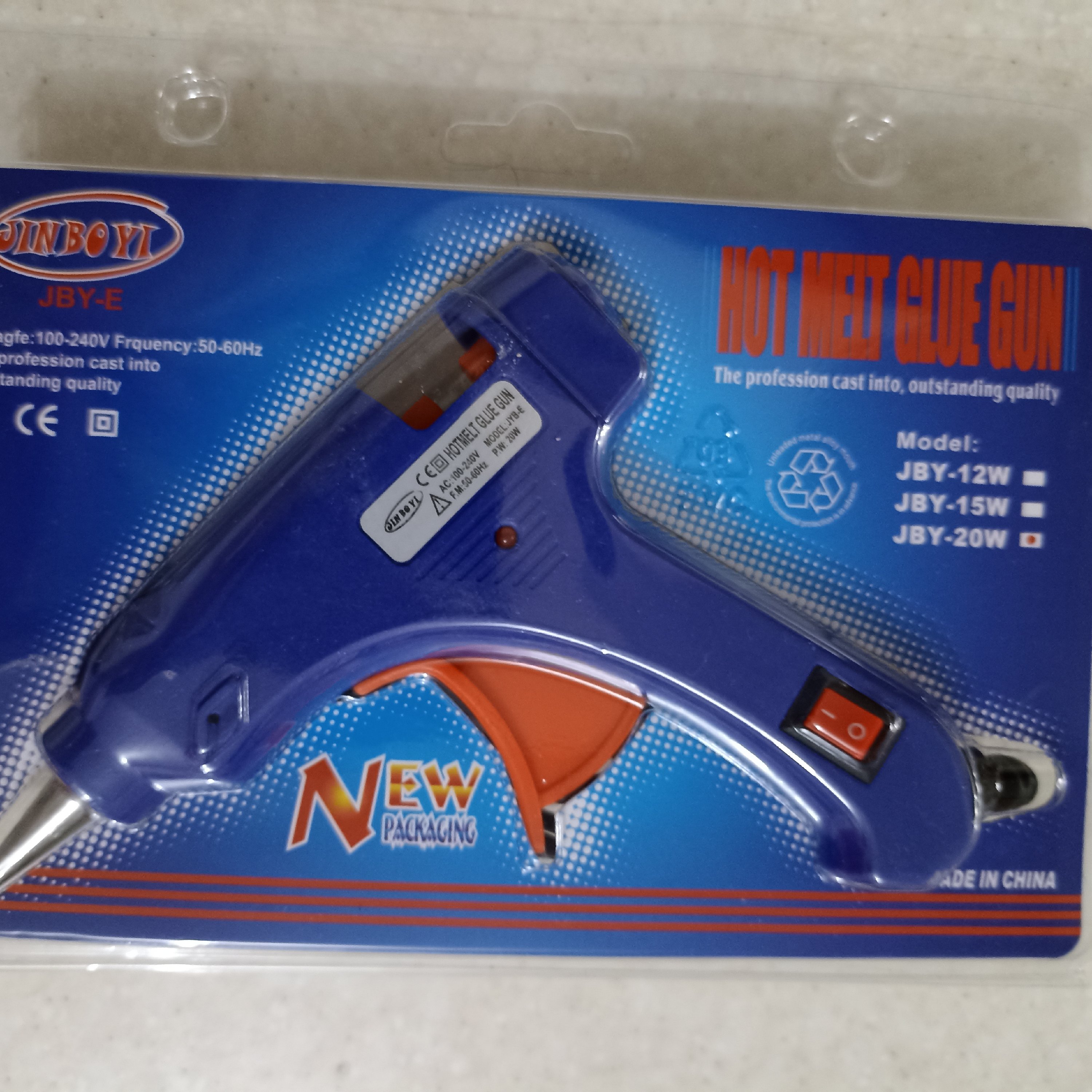 دستگاه چسب حرارتی  دارای دکمه قطع کن