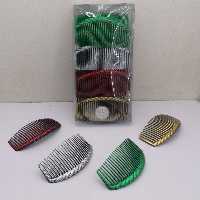 شانه زلفی طلاکوب کوچک وکیوم (48 عددی)