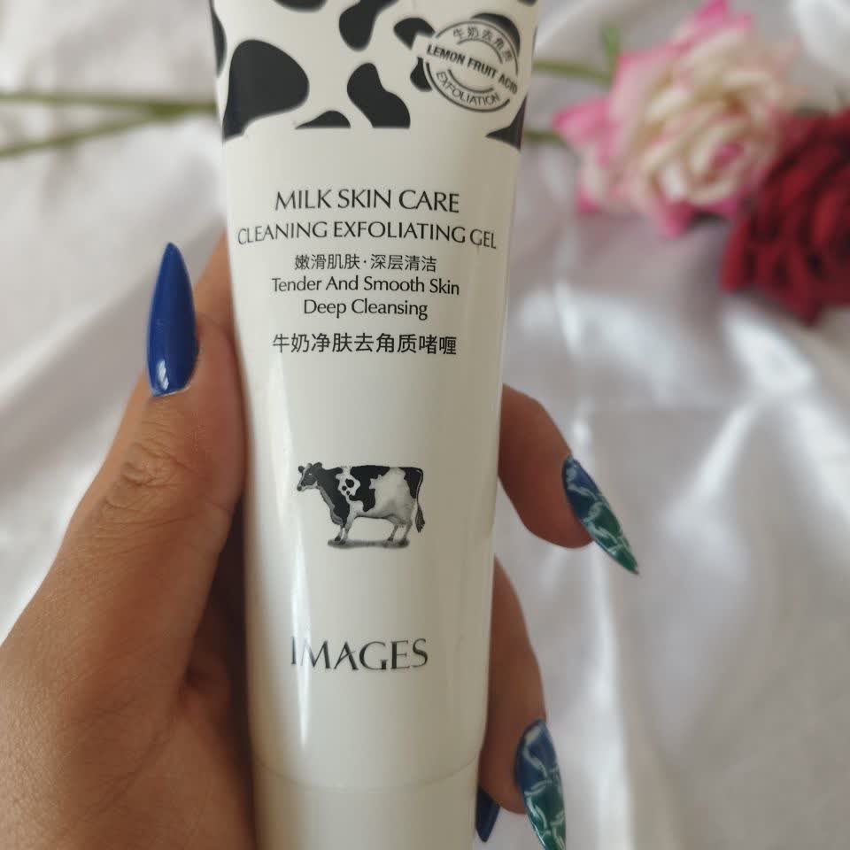 اسکراب لایه بردار شیر گاو ایمیجز مراقبتی پوست شب و روز