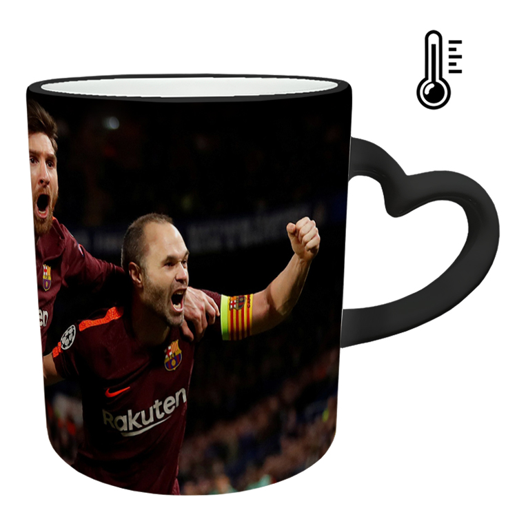 ماگ حرارتی مدل دسته قلبی طرح مسی کد 76