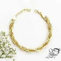 دستبند طرح طلا ضدحساسیت کد 19011