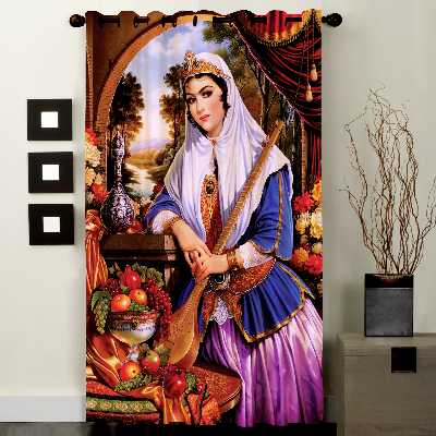 پرده مدل C5-50327 ارتفاع 270x140 سانتی‌متر