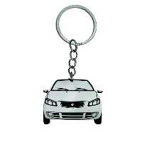 جاسویچی خودرو استیل طرح رانا پلاس دورو (حک پلاک به انتخاب خودتون)