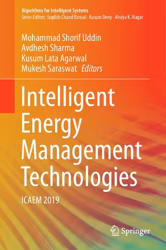 خرید و دانلود نسخه کامل کتاب Intelligent Energy Management Technologies: ICAEM 2019