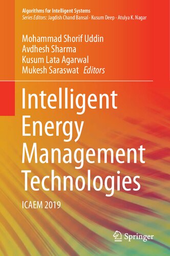 خرید و دانلود نسخه کامل کتاب Intelligent Energy Management Technologies: ICAEM 2019