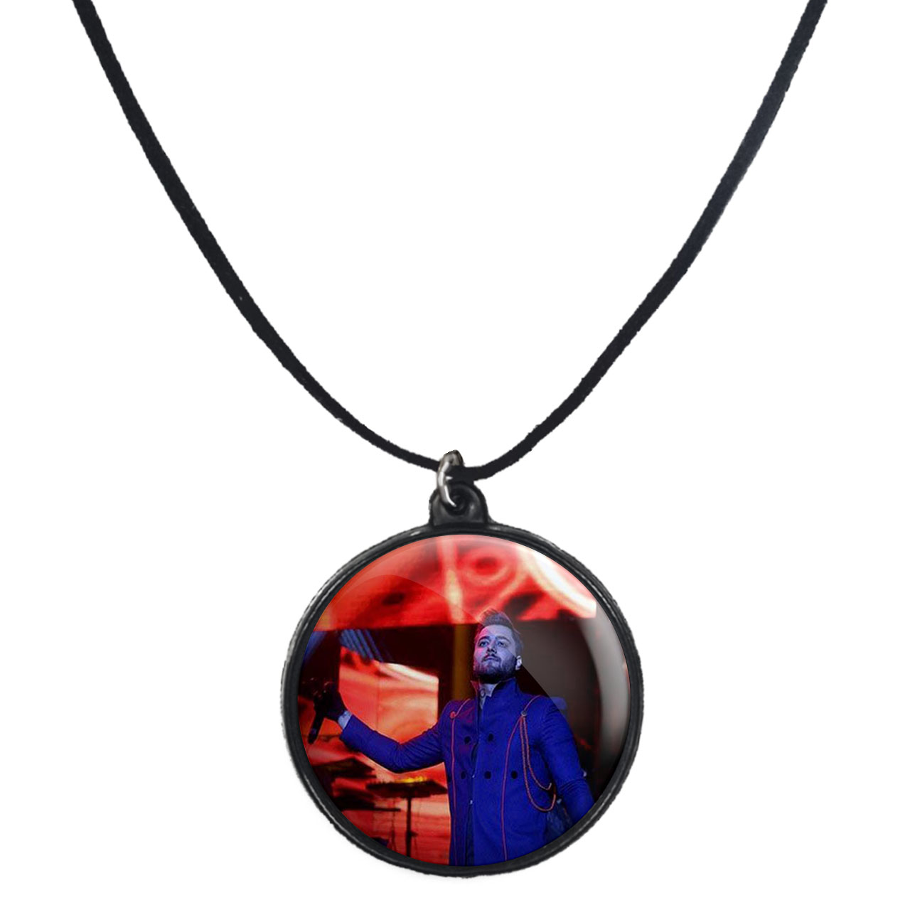 گردنبند پرمانه طرح ماکان بند کد pmb.8596 مدل دو طرفه