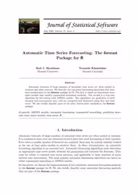 خرید و دانلود نسخه کامل کتاب Automatic Time Series Forecasting: The forecast Package for R   Code