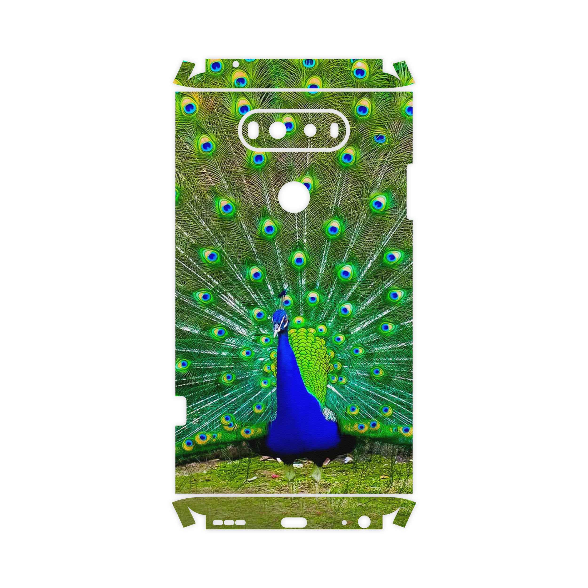 برچسب پوششی ماهوت مدل Peacock-FullSkin مناسب برای گوشی موبایل ال جی V20