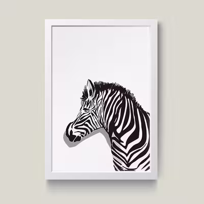 تابلو مدل دکوراتیو ZEBRA کد G8-08