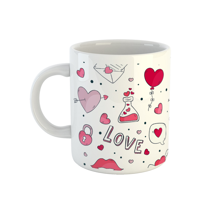 ماگ طرح عشق کد 25