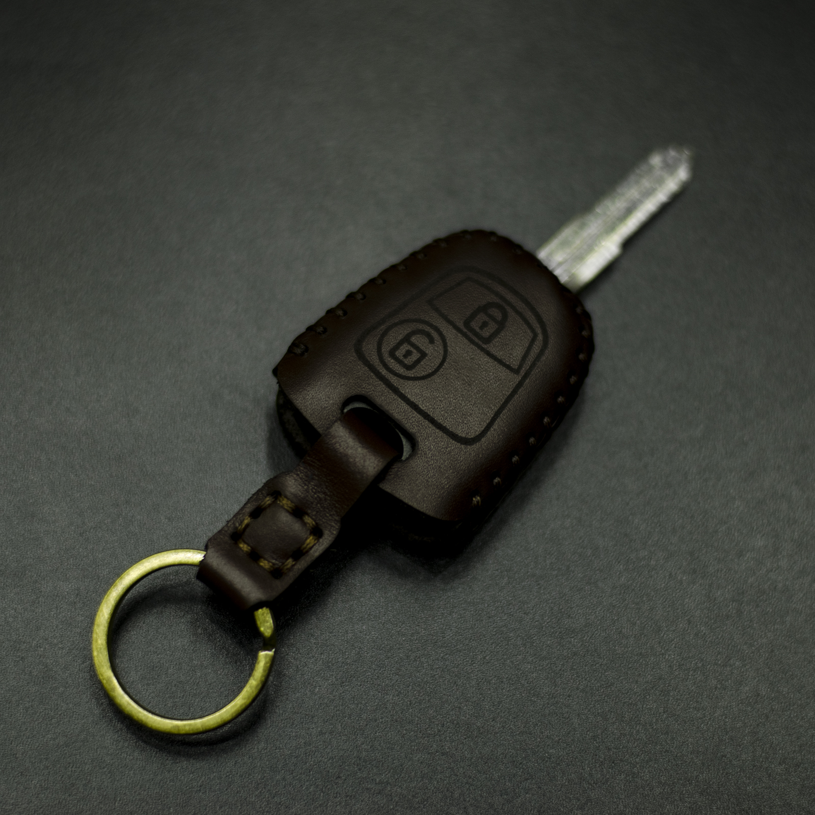 جاسوئیچی خودرو چرمینه اسپرت مدل یوونتوس کد 4012 مناسب برای پژو 206 و 207