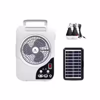 پنکه و چراغ کمپینگ 3 حالته Easy Power پاوربانک دار خورشیدی مدل EP-306