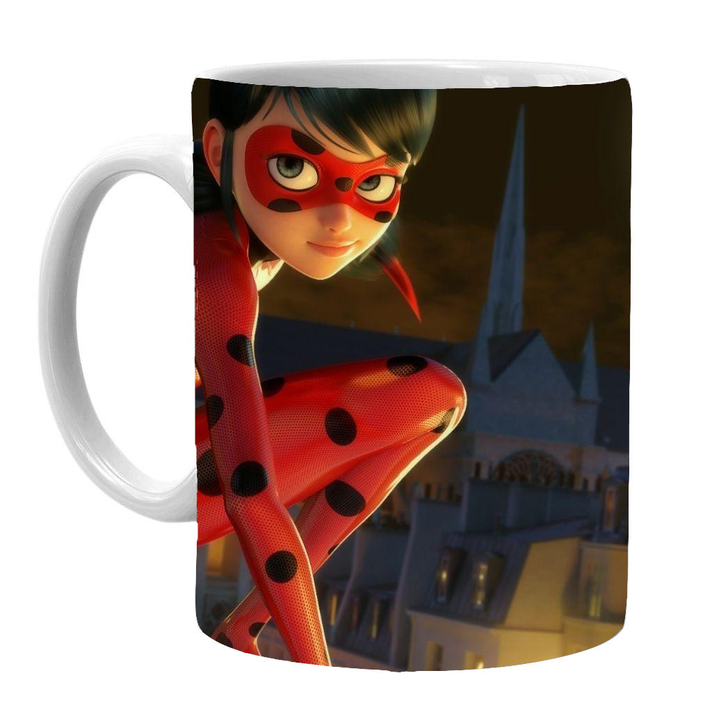 ماگ طرح دختر کفشدوزکی کد mk21