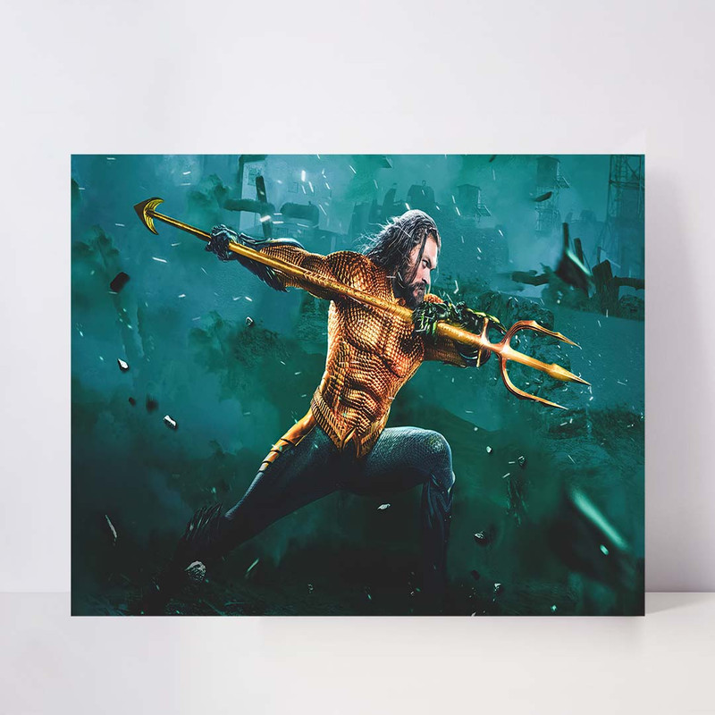 تابلو شاسی مدل aquaman ocean king کد S-10032 | دنیای قاب