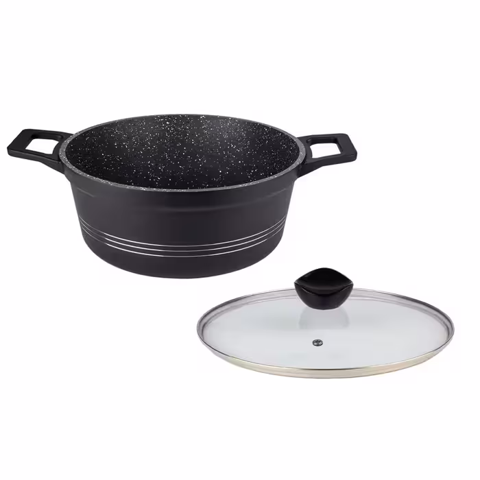 قابلمه مدل گرانیتی طرح کلاسیک کد nu-7809 سایز 32 