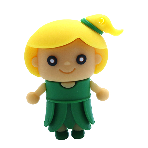 فلش مموری طرح دختر مدل Ul-Pv-GreGir10 ظرفیت64 گیگابایت