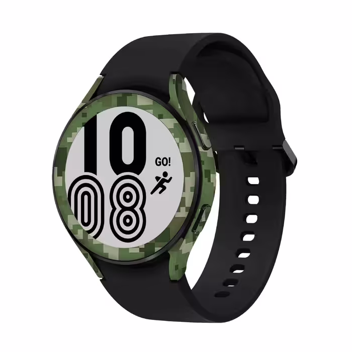 برچسب ماهوت طرح Army Green Pixel مناسب برای ساعت هوشمند سامسونگ Watch4 44mm