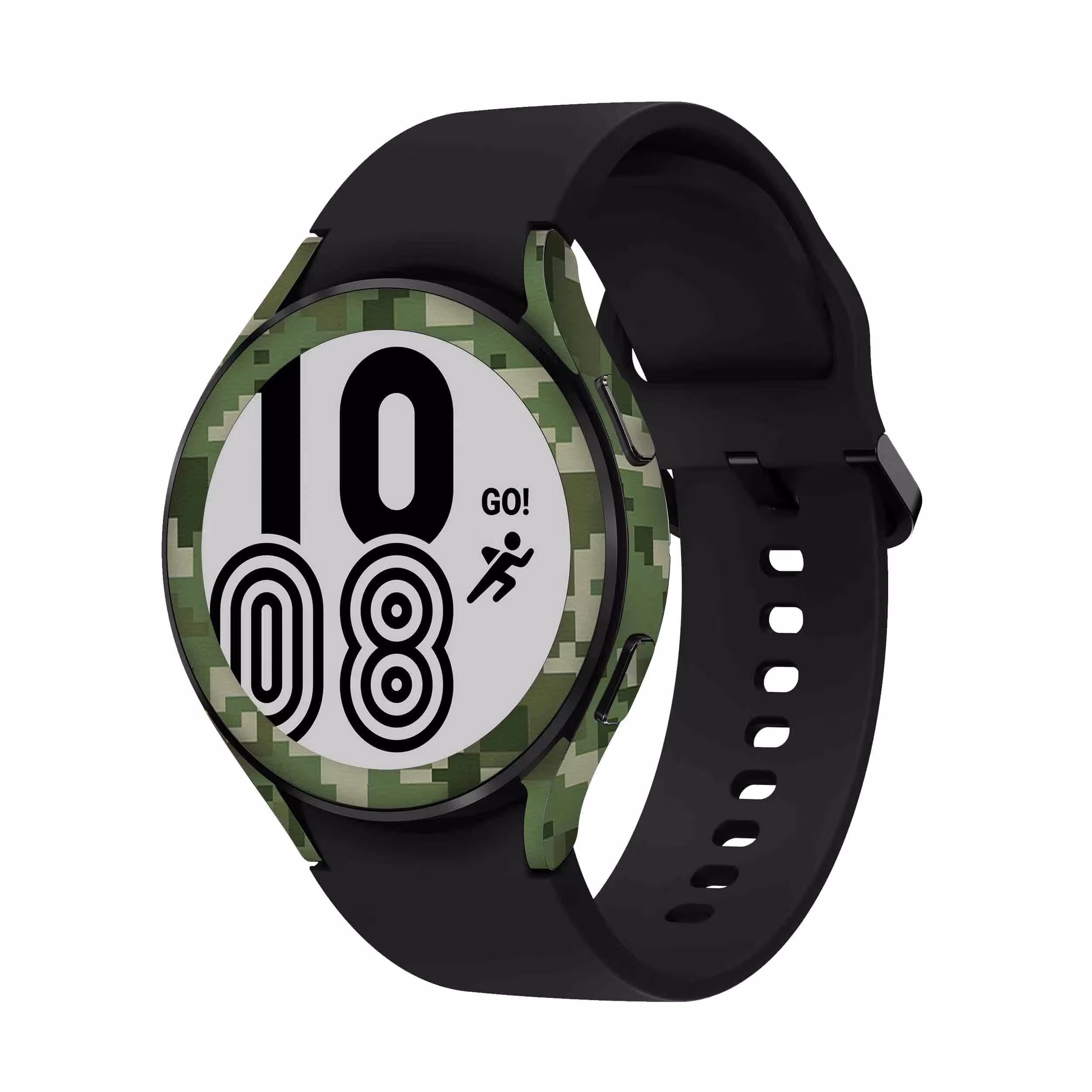 برچسب ماهوت طرح Army Green Pixel مناسب برای ساعت هوشمند سامسونگ Watch4 44mm