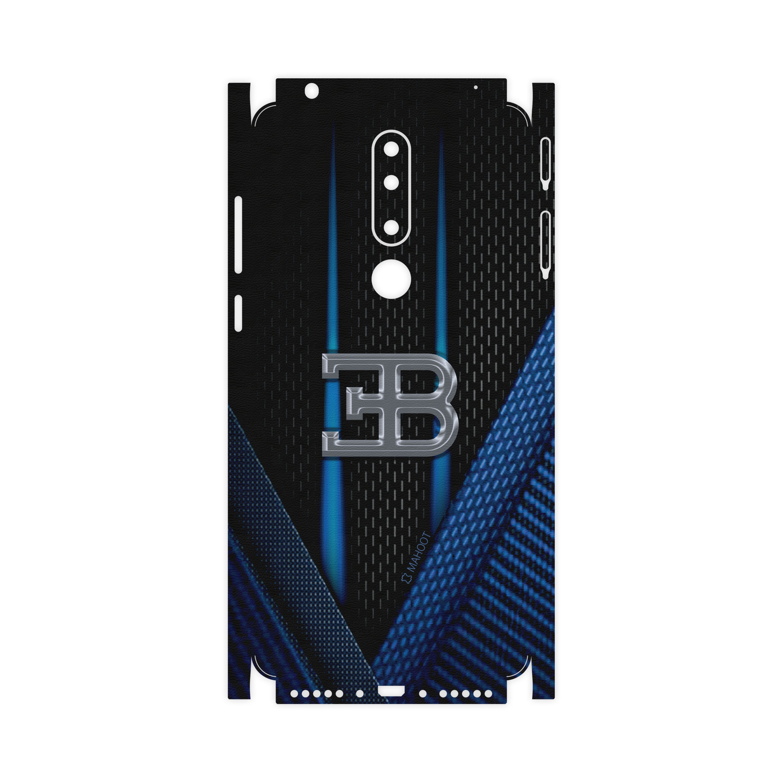 برچسب پوششی ماهوت مدل BUGATTI-FullSkin مناسب برای گوشی موبایل نوکیا 3.1 Plus