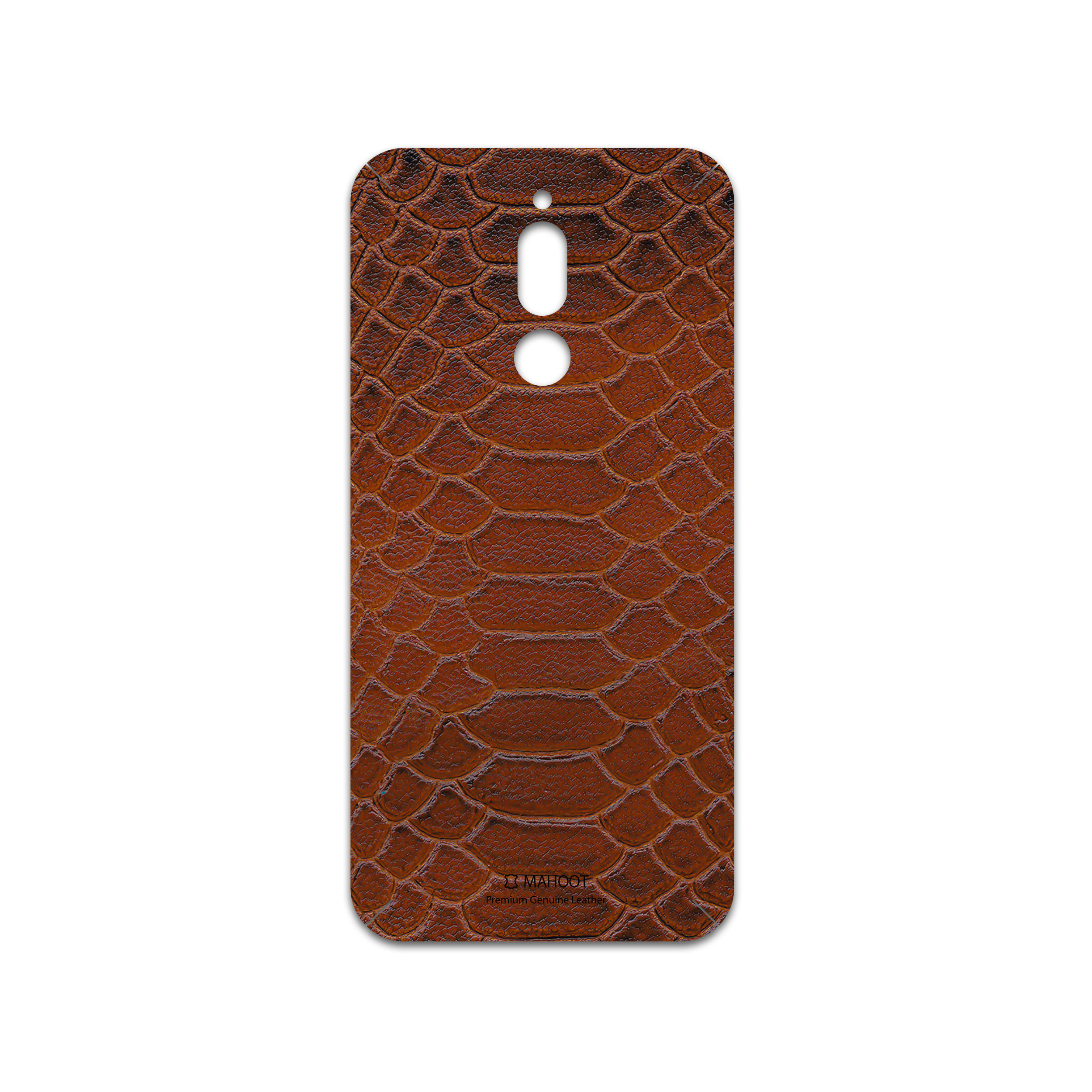 برچسب پوششی ماهوت مدل Brown-Snake-Leather مناسب برای گوشی موبایل شیائومی Redmi 8