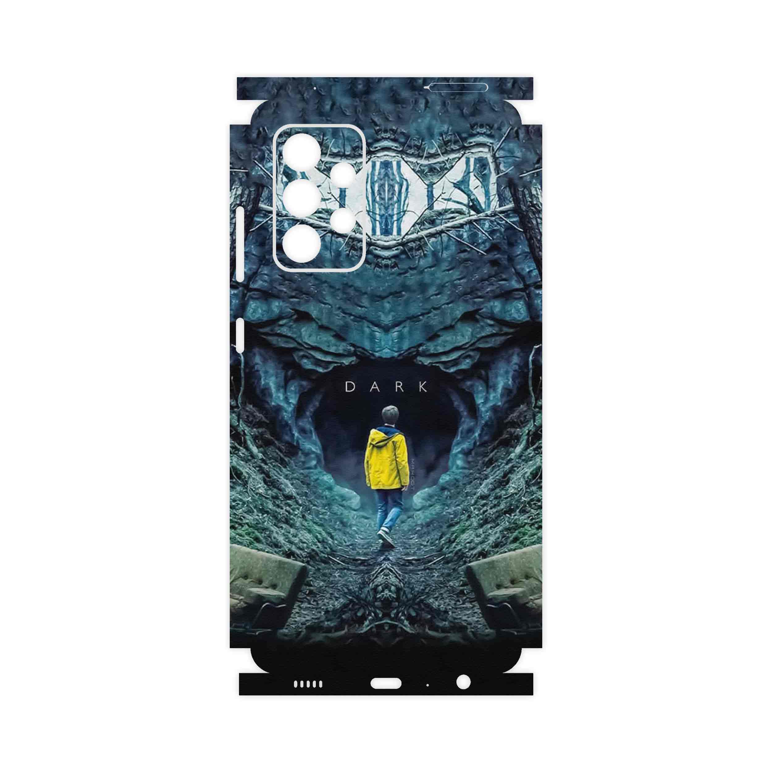 برچسب پوششی ماهوت مدل Dark-FullSkin مناسب برای گوشی موبایل سامسونگ Galaxy A52s 5G