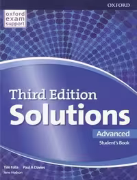Solutions Advanced 3rd SB WB CD کتاب سلوشن ادونس رحلی (کتاب دانش اموز   کتاب کار  CD)