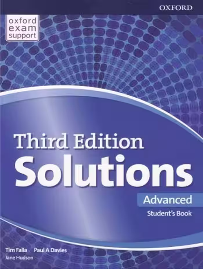 Solutions Advanced 3rd SB WB CD کتاب سلوشن ادونس رحلی (کتاب دانش اموز   کتاب کار  CD)