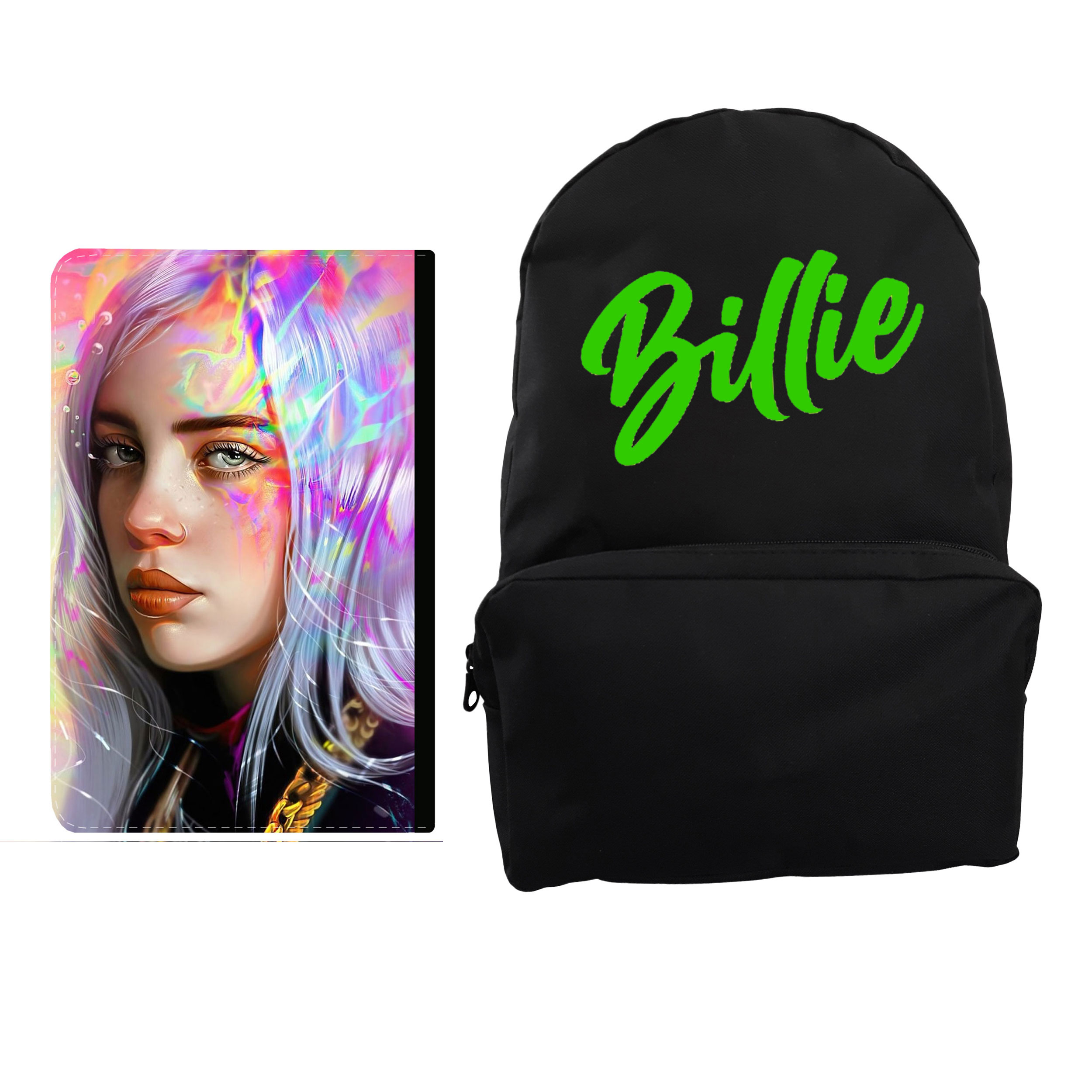 کوله پشتی مدل بیلی آیلیش کد KP-654 به همراه کلاسور