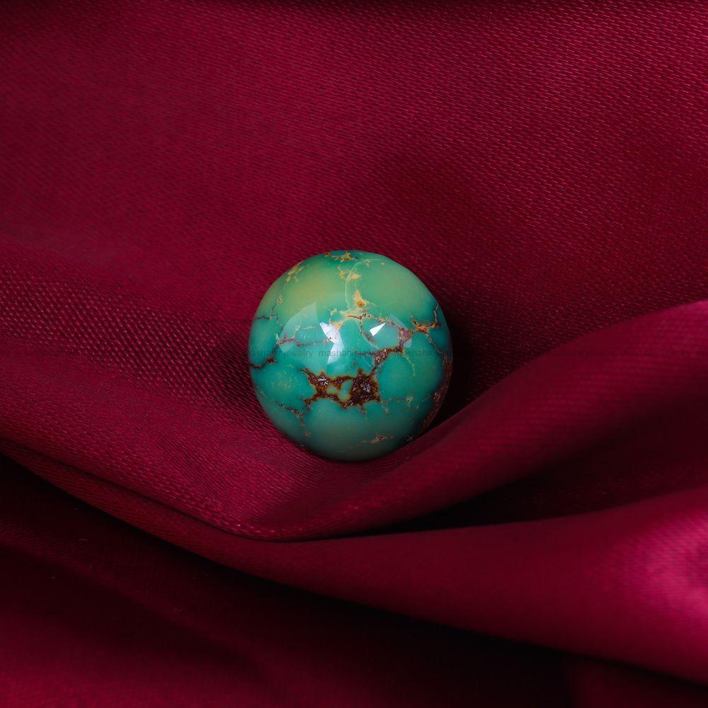 نگین فیروزه شجری کد 11610 - جواهری مشاهیر