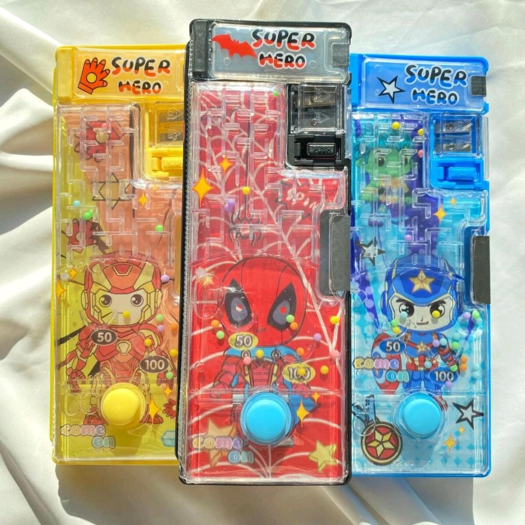 جامدادی مگنتی کوچک ماز و واتر گیم دار طرح ابرقهرمانان