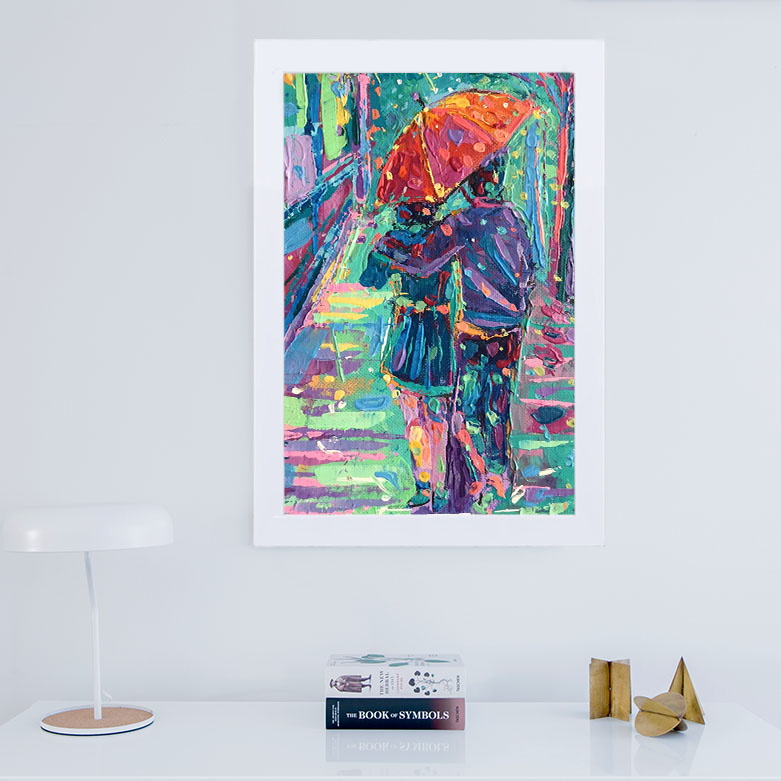 تابلو گالری استاربوی طرح عاشقانه مدل هنری 57