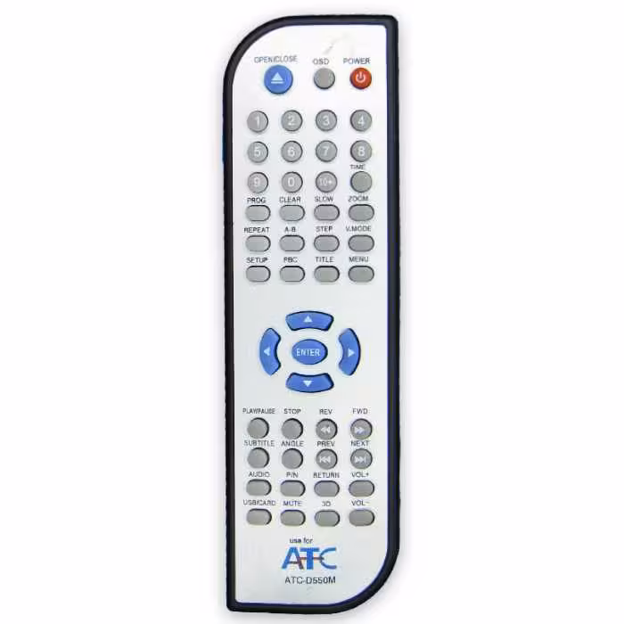 کنترل دی وی دی تکنو TECHNO DVD مدل ATC-D550M