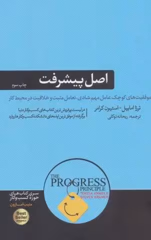 اصل پیشرفت (موفقیت های کوچک عامل مهم شادی،تعامل مثبت و خلاقیت در محیط کار)،(کتاب های حوزه ی کسب…)
