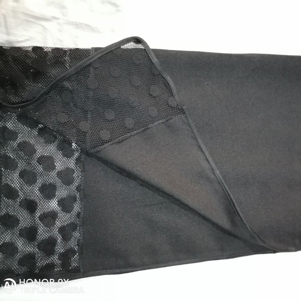 شال مشکی با حاشیه تور