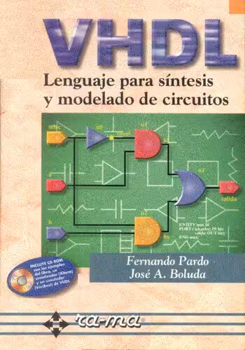 خرید و دانلود نسخه کامل کتاب VHDL Lenguaje para síntesis y modelado de circuitos