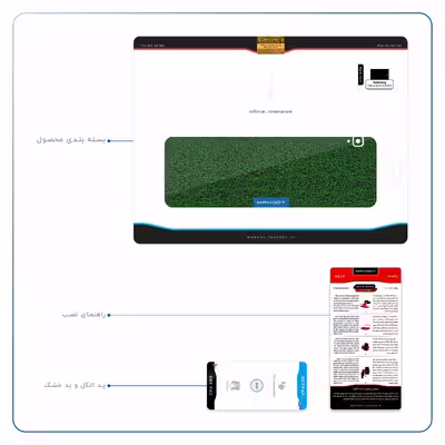 برچسب پوششی ماهوت مدل Green-Holographic مناسب برای تبلت سامسونگ Galaxy Tab S4 10.5 2018 T835