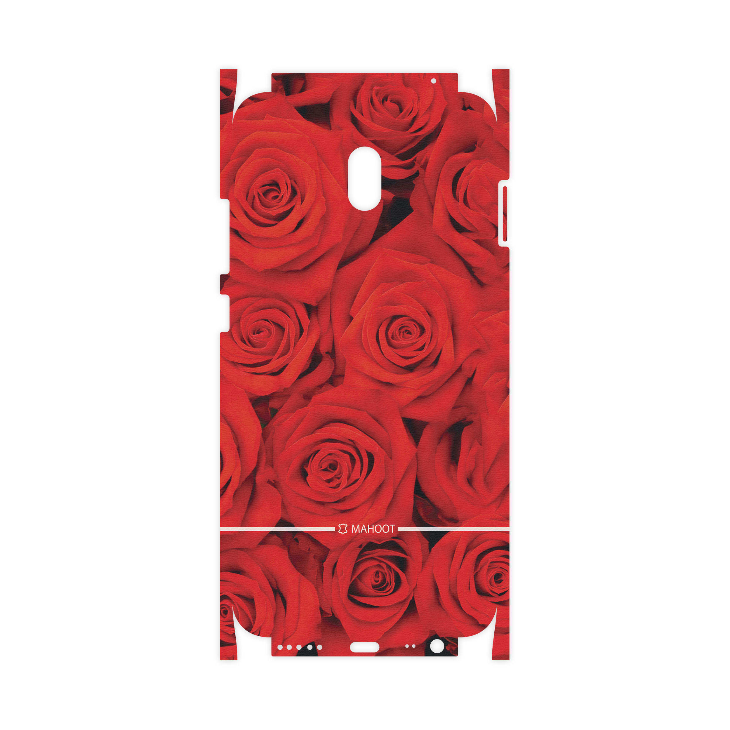 برچسب پوششی ماهوت مدل Red-Flower-FullSkin مناسب برای گوشی موبایل شیائومی Redmi 8A