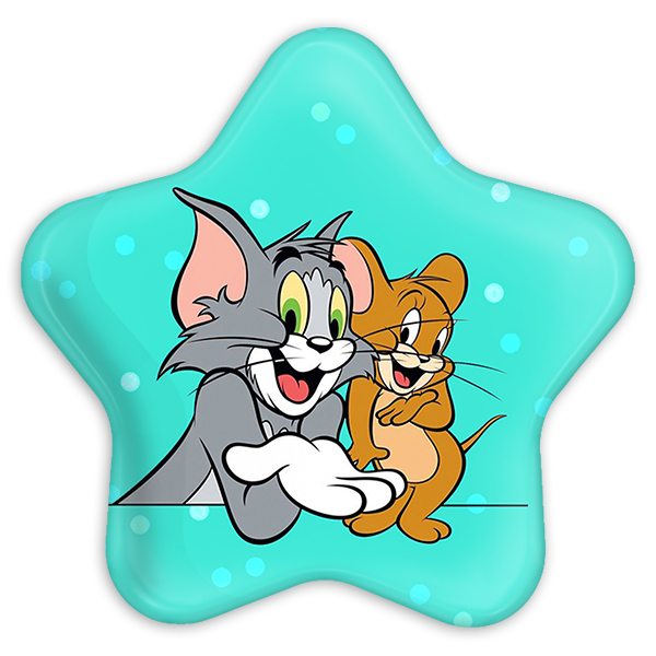 پیکسل خندالو طرح تام و جری Tom And Jerry مدل ستاره ای کد 10722
