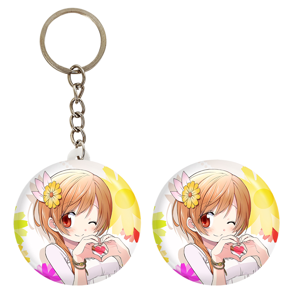 پیکسل خندالو مدل انیمه عشق دروغین کد 17208 به همراه جاکلیدی