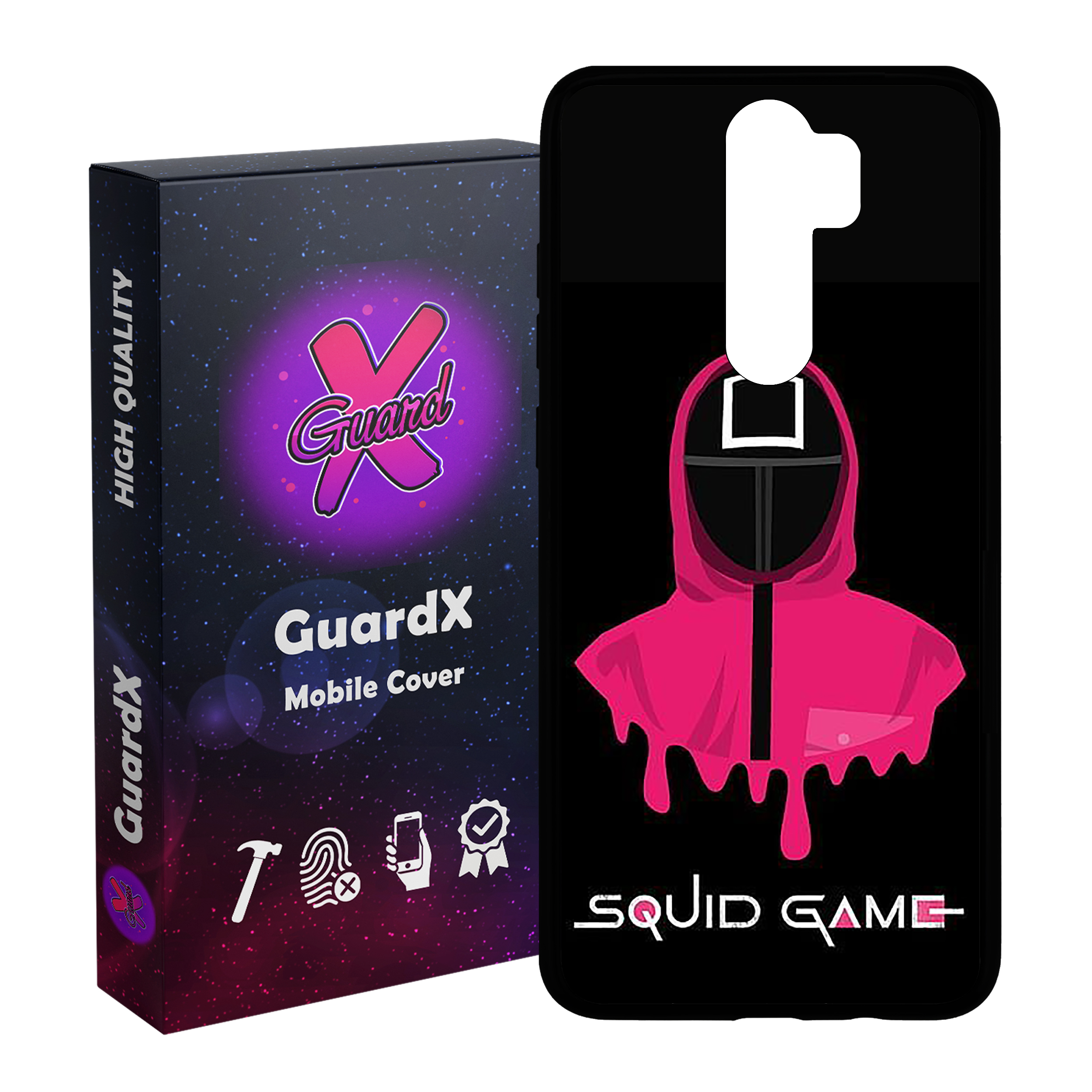 کاور گارد ایکس طرح بازی مرکب مدل Glass10404 مناسب برای گوشی موبایل شیائومی Redmi Note 8 Pro