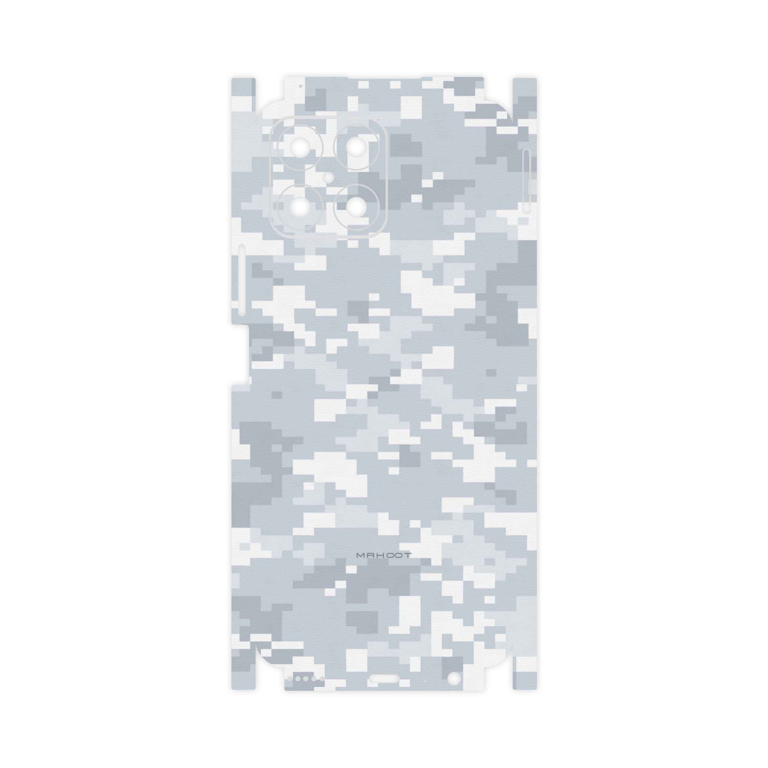 برچسب پوششی ماهوت مدل Army-Winter-Pixel-FullSkin مناسب برای گوشی موبایل آنر X8
