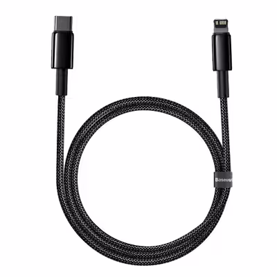کابل تبدیل USB-C به لایتنینگ باسئوس مدل CATLWJ-01 20W طول 1متر