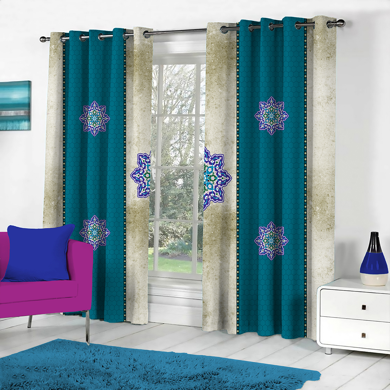 پرده مدل pl365 ارتفاع 280 سانتی متر