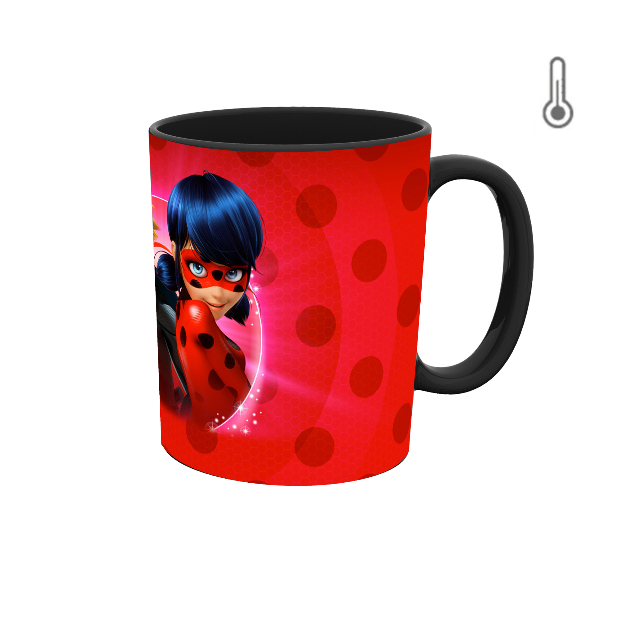 ماگ حرارتی طرح دختر کفشدوزکی کد 163