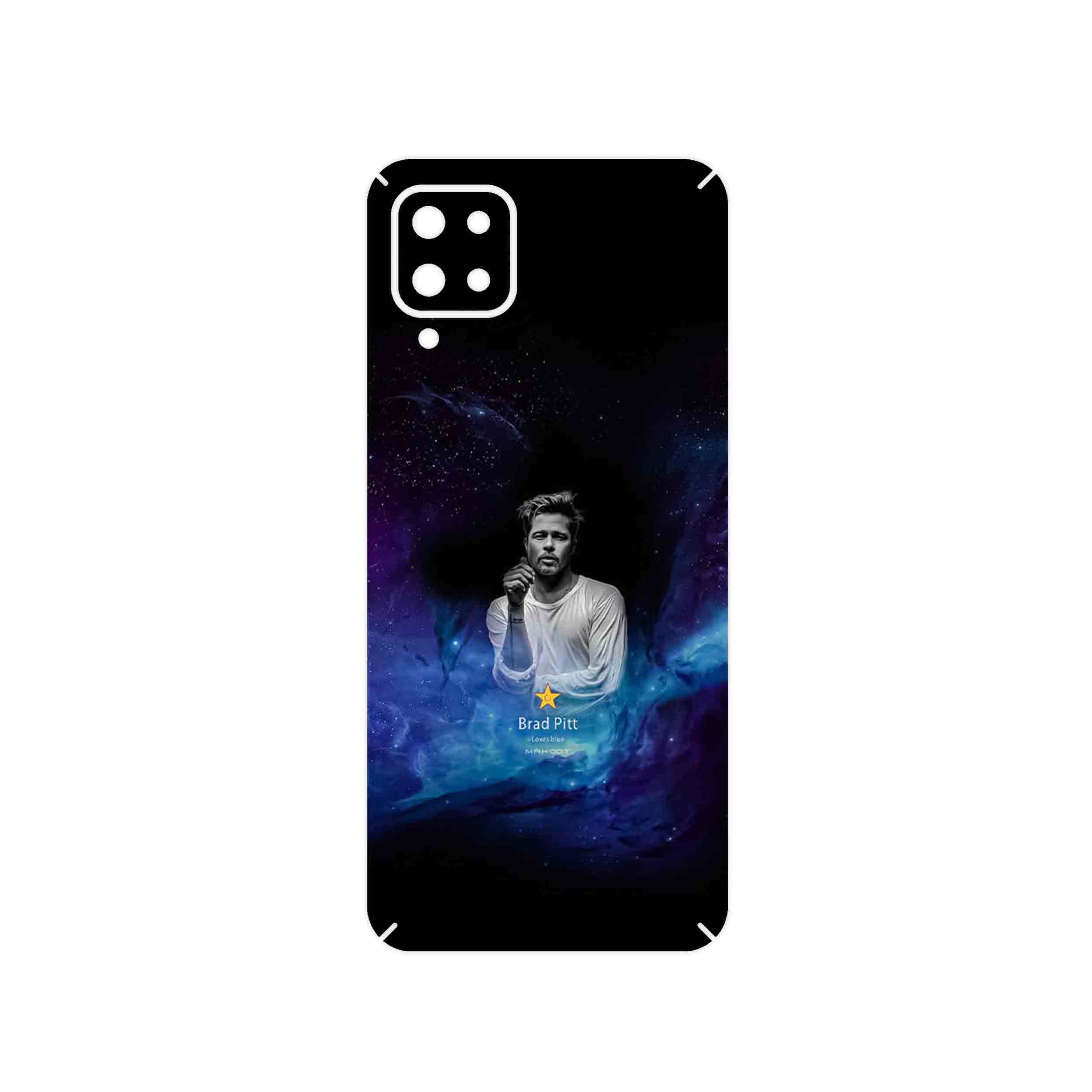 برچسب پوششی ماهوت مدل Brad Pitt مناسب برای گوشی موبایل سامسونگ Galaxy A12 Nacho