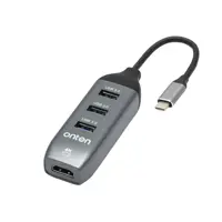 هاب USB-C چهار پورت اونتن مدل OTN-95118H