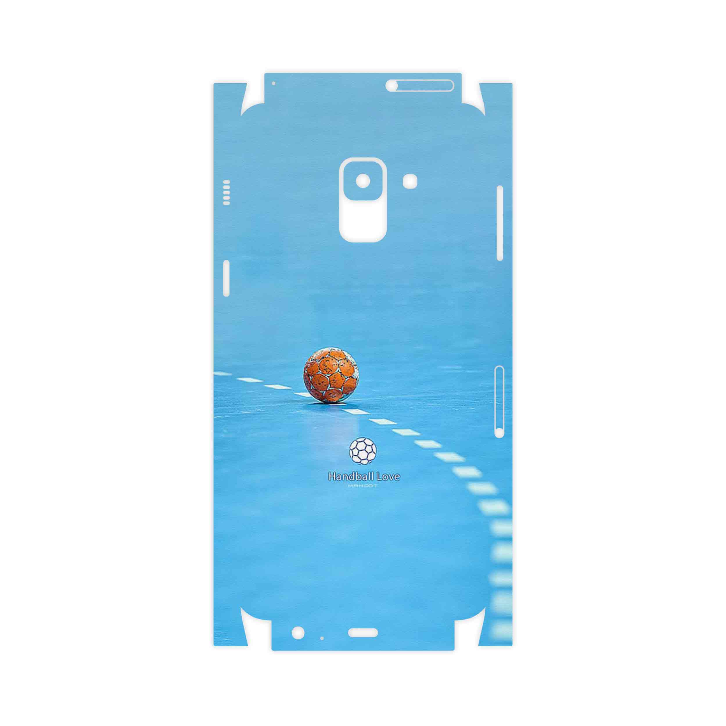 برچسب پوششی ماهوت مدل Handball-FullSkin مناسب برای گوشی موبایل سامسونگ Galaxy A8 2018